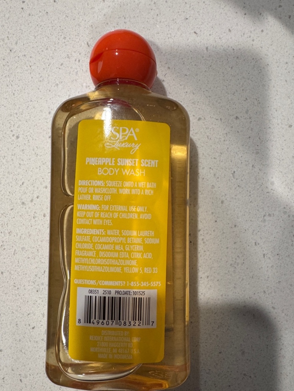 Pineapple Sunset Body Wash - Orange - Picture 3 of 6